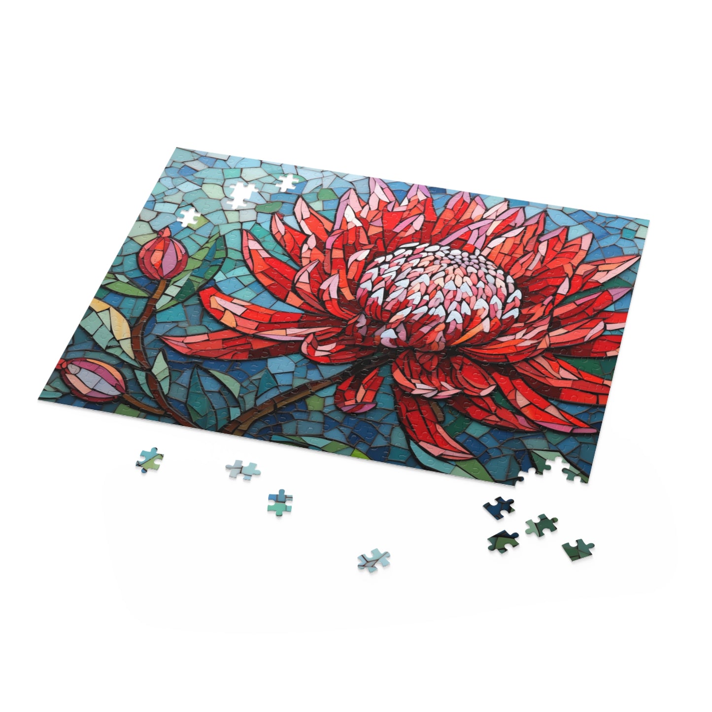 Waratah Flower Mosaic