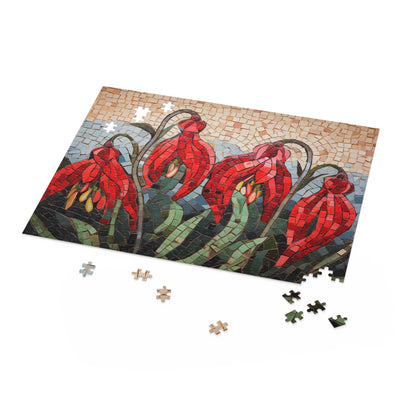 Sturts Desert Pea Flower Mosaic