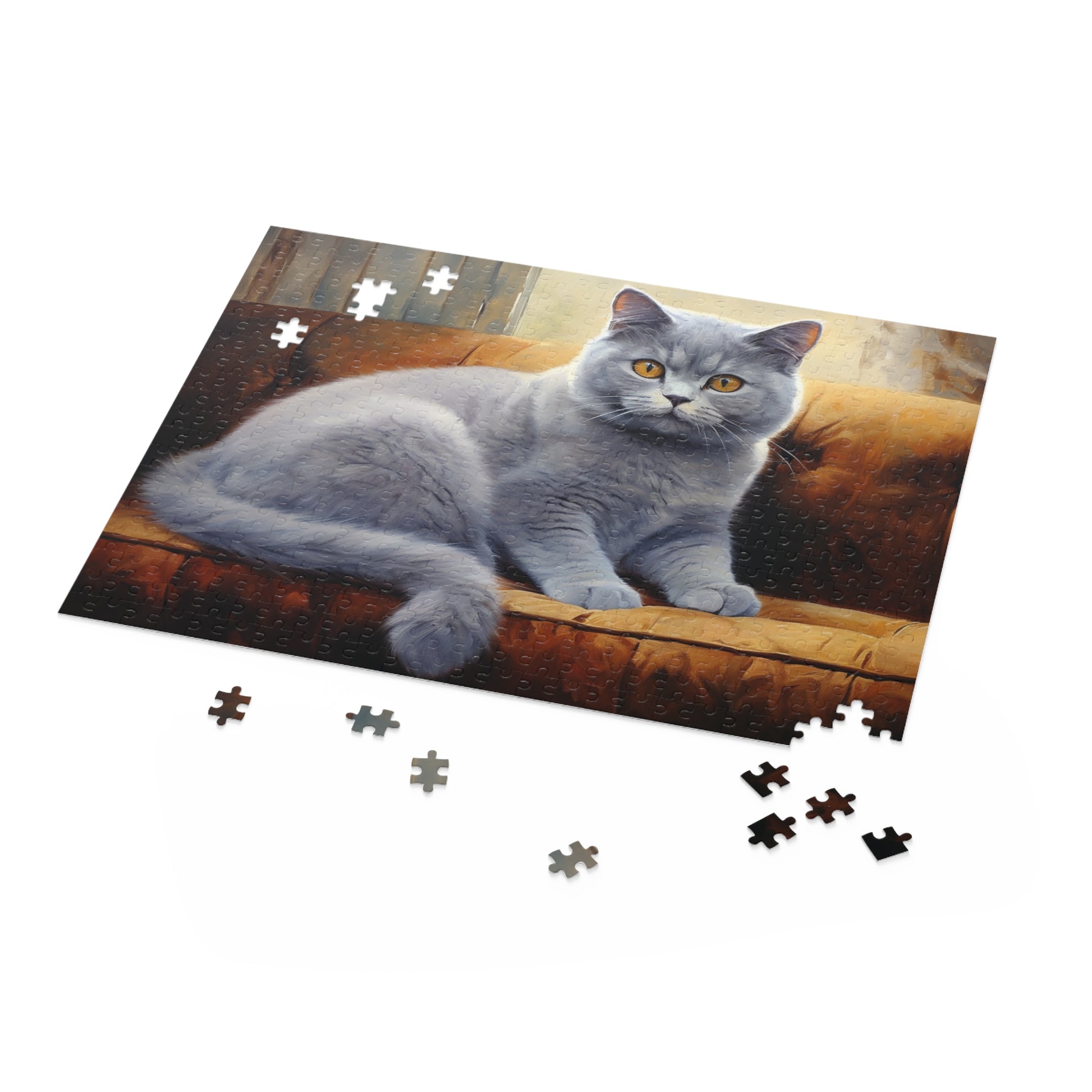 Cat Puzzle side on