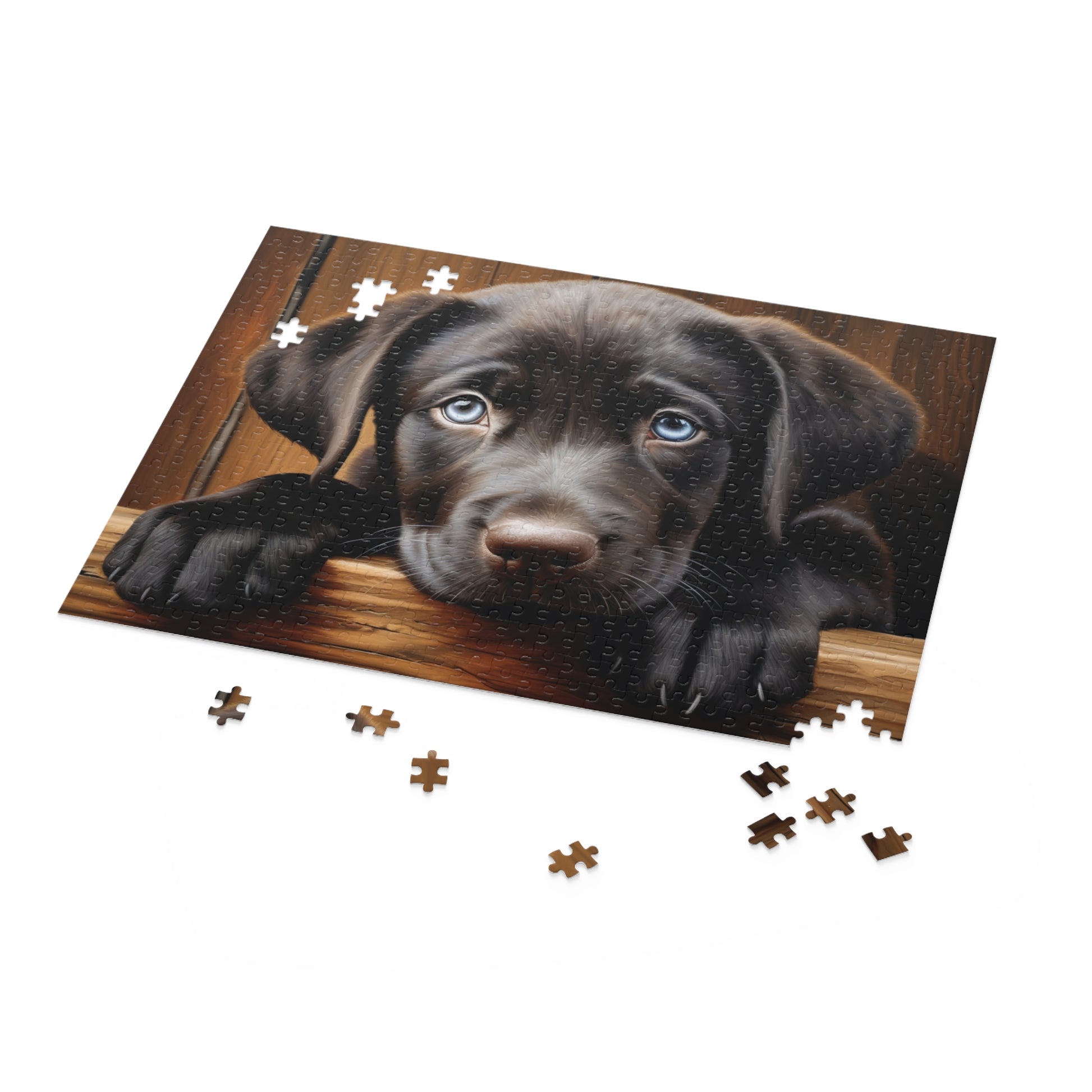 Black Lab Puzzles side on