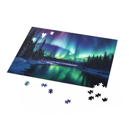 Northern Lights Puzzle Side on