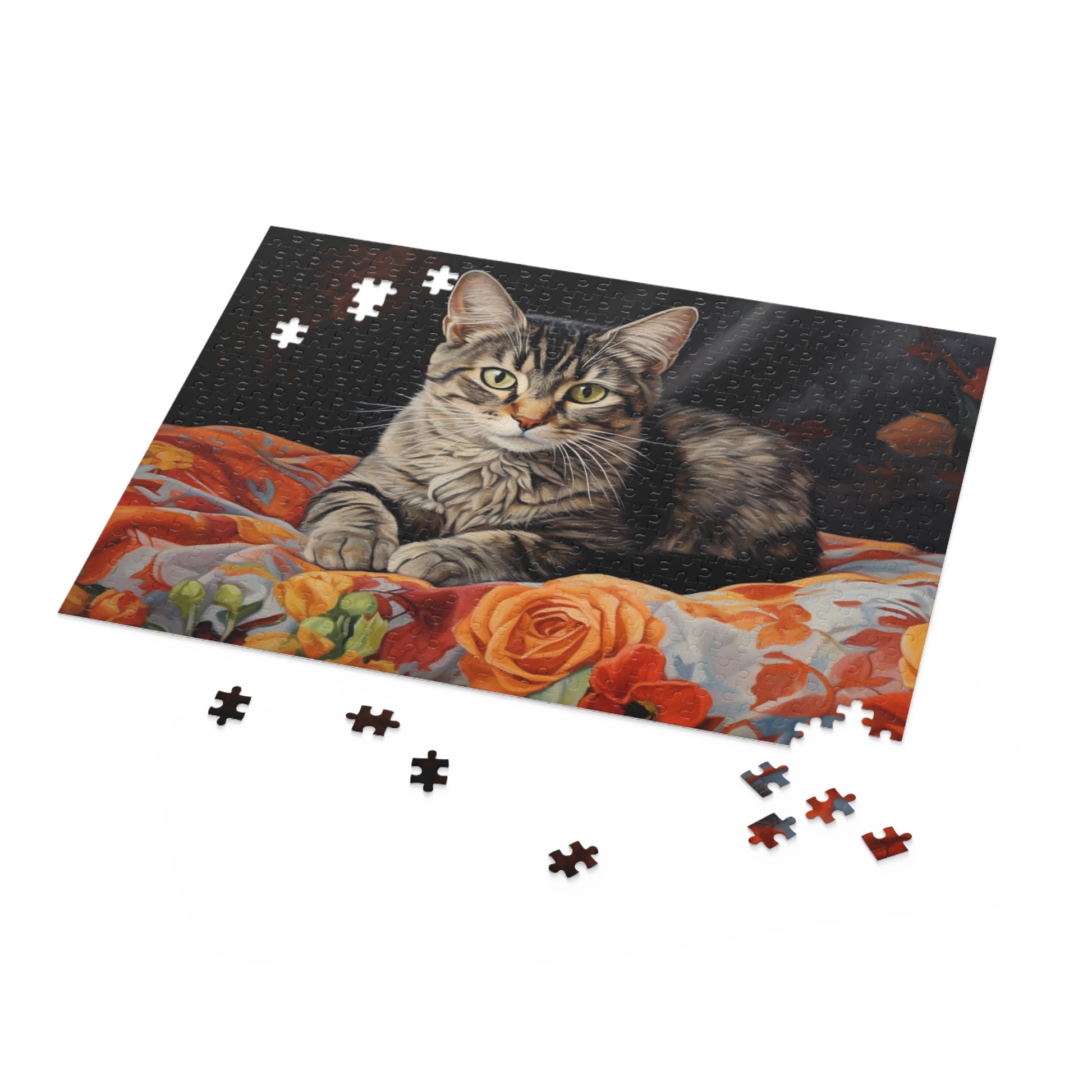 Cat puzzle side on