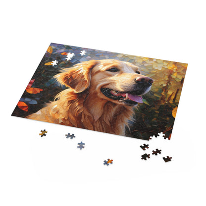 Golden Retriever Mosaic