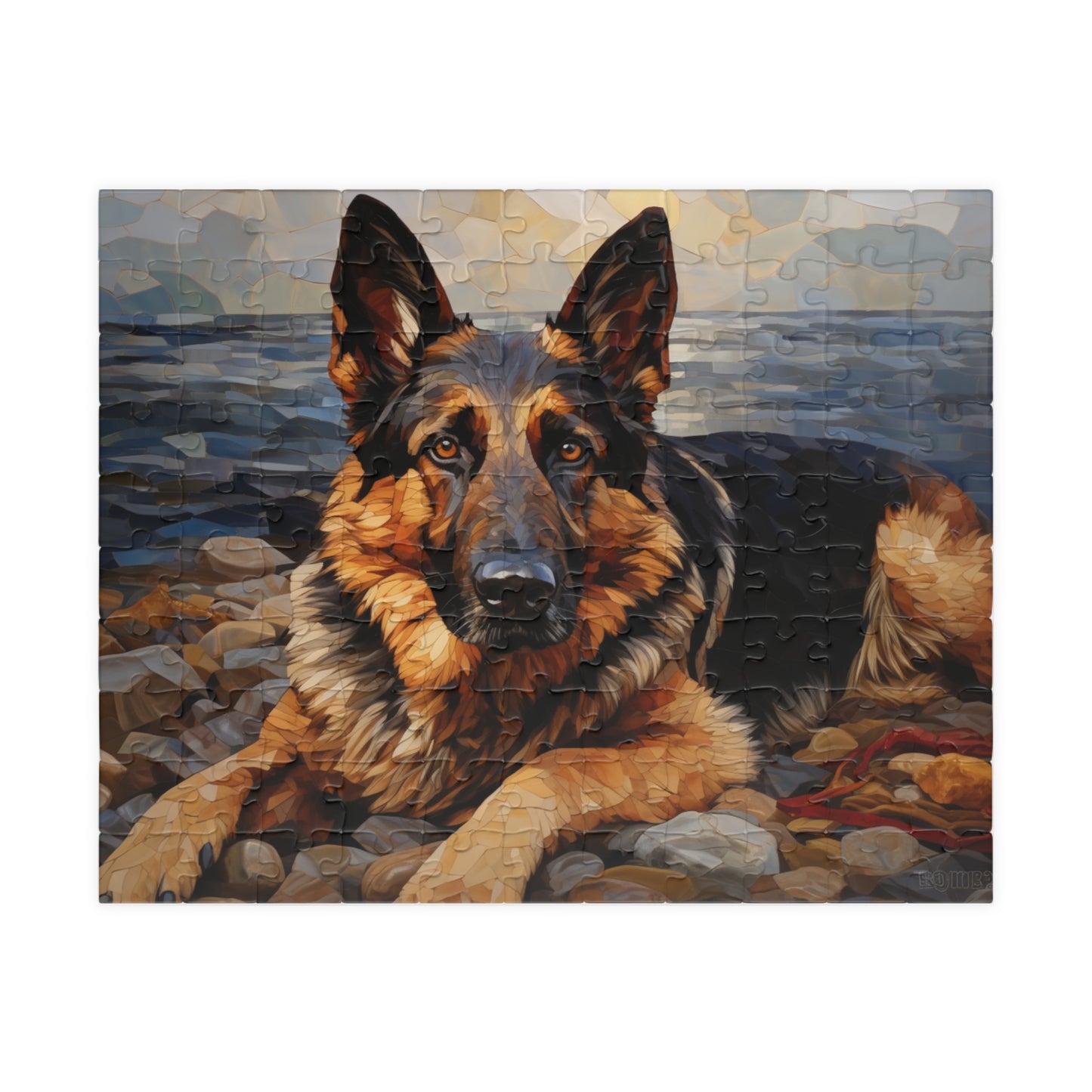 Mosaic German Shepherd