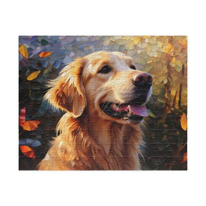 Golden Retriever Mosaic