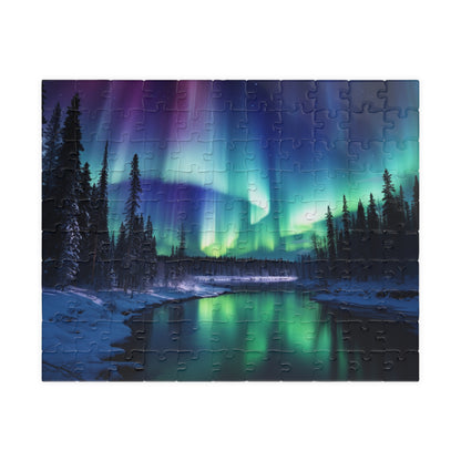 Northern Lights Puzzle completed