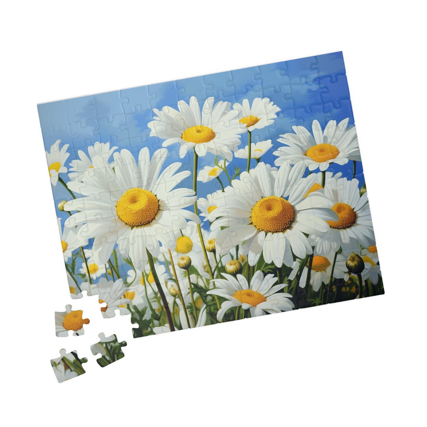 Flower puzzle front on