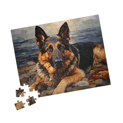 Mosaic German Shepherd