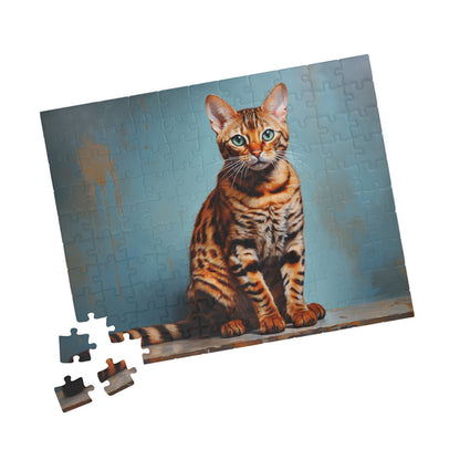 Cat Jigsaw Puzzle Front on